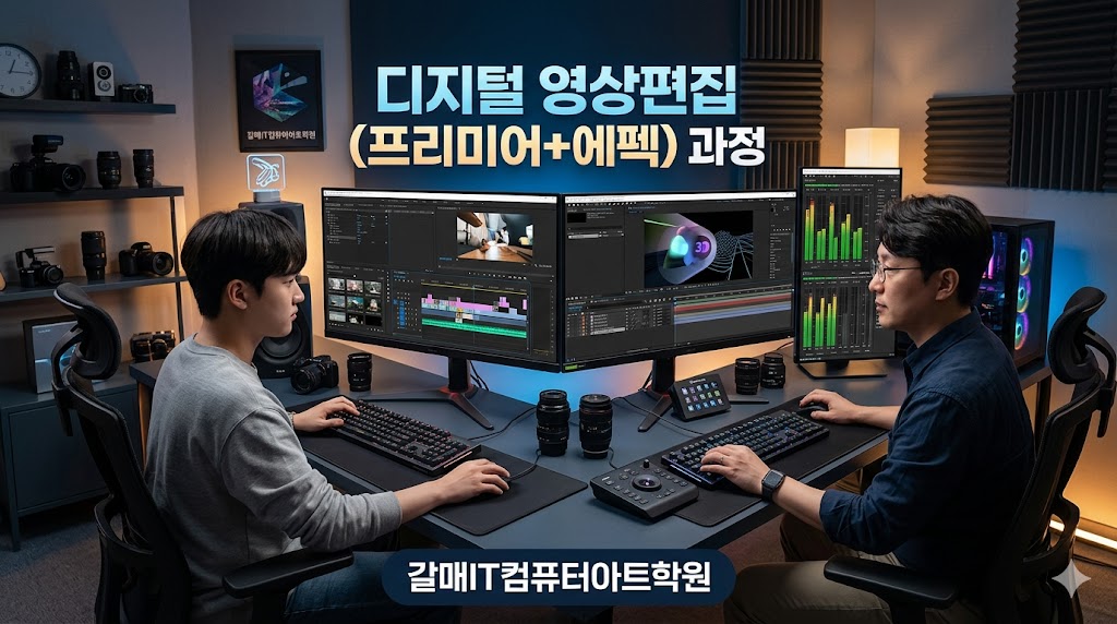 영상편집 과정 이미지