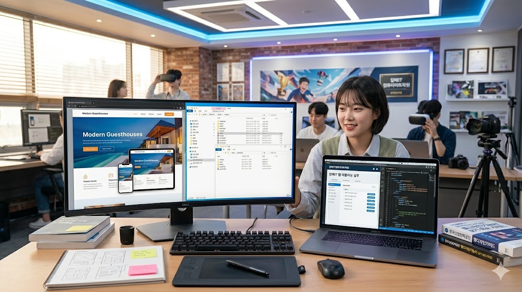 웹디자인 과정 이미지