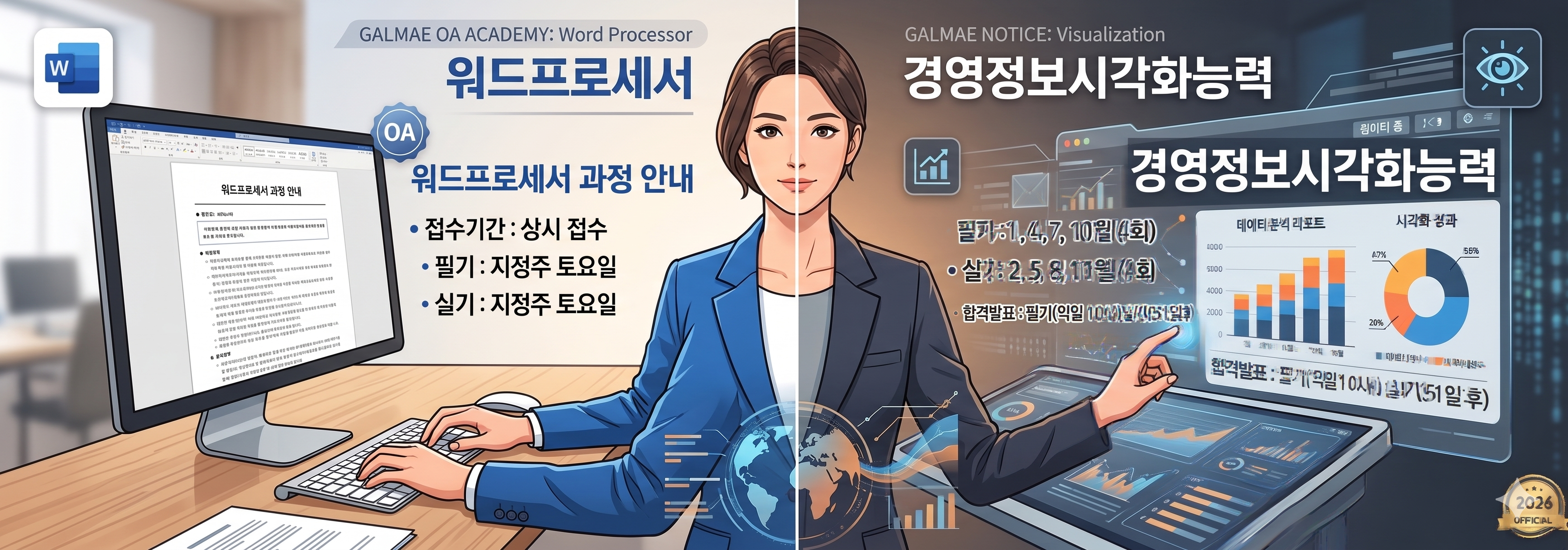 워드프로세서 및 시각화 과정 이미지